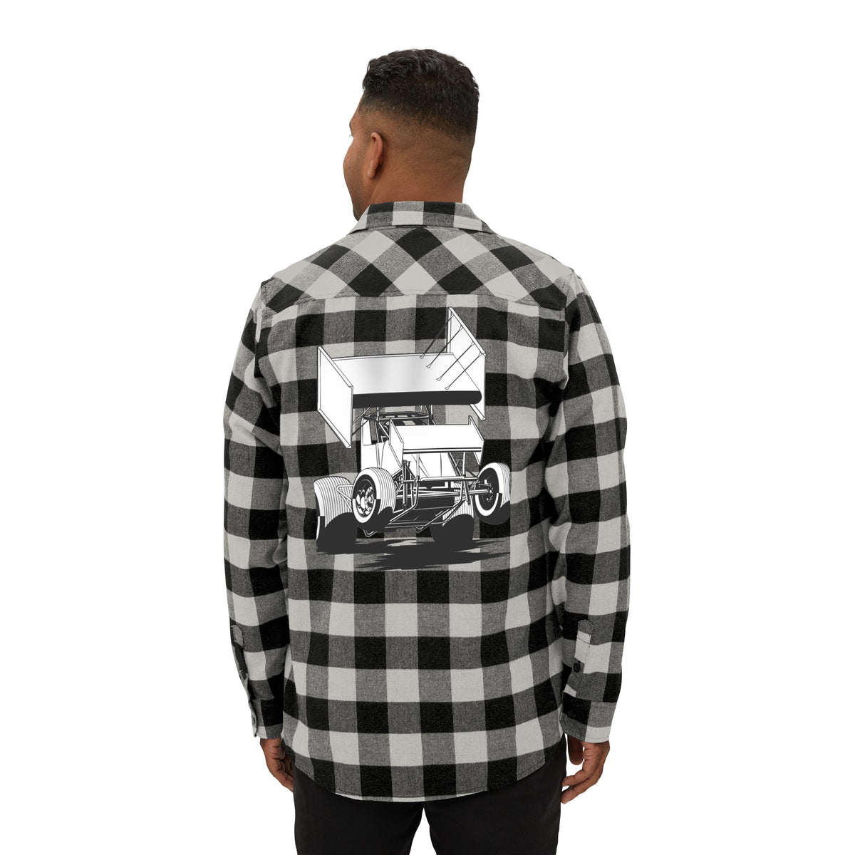 Wheelies or Bust Unisex Flannel Shirt