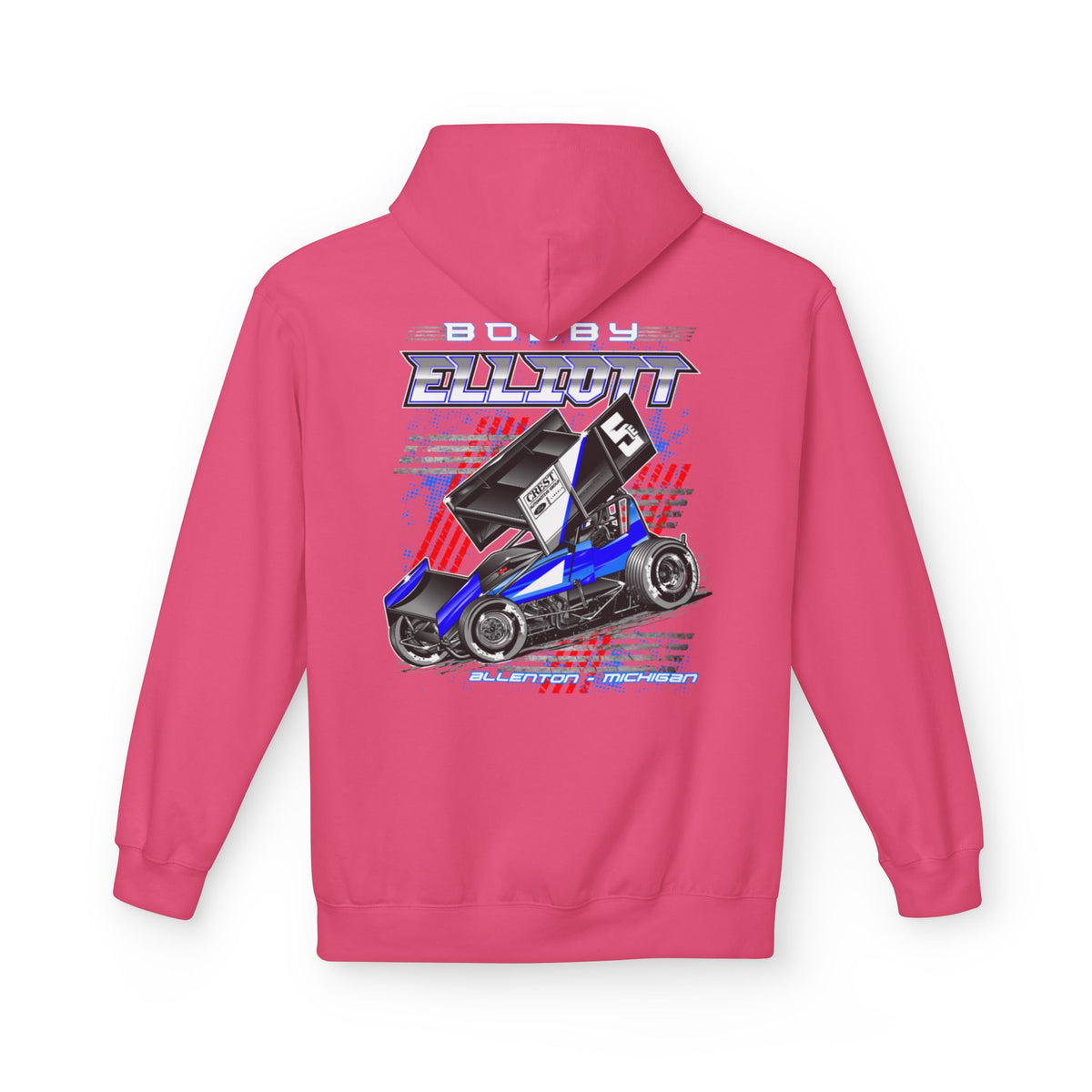 Bobby Elliott Racing Unisex Midweight Softstyle Fleece Hoodie