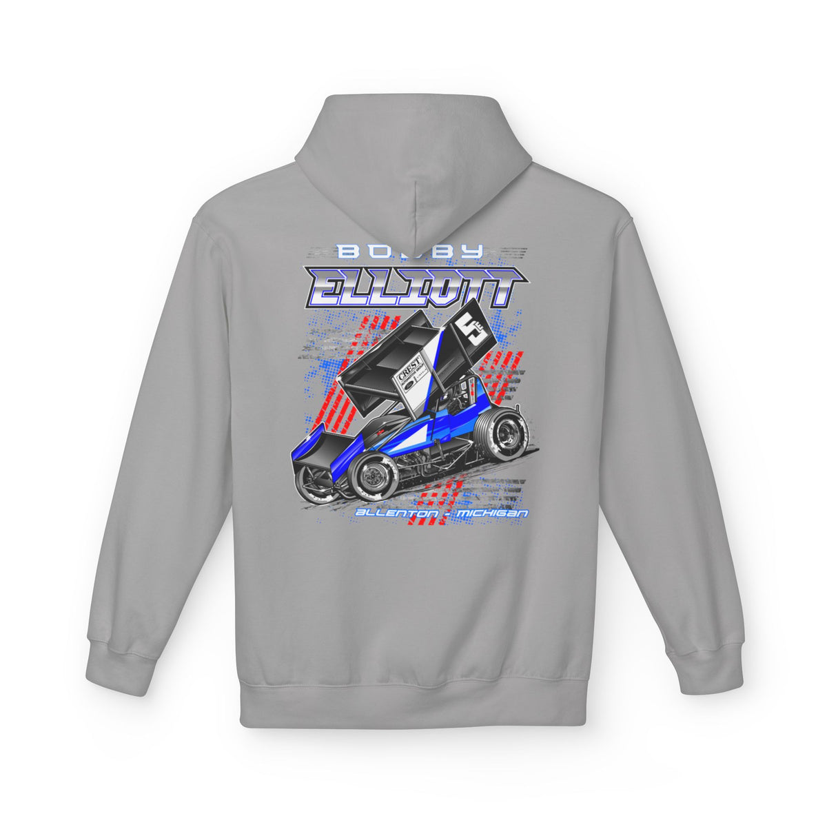 Bobby Elliott Racing Unisex Midweight Softstyle Fleece Hoodie