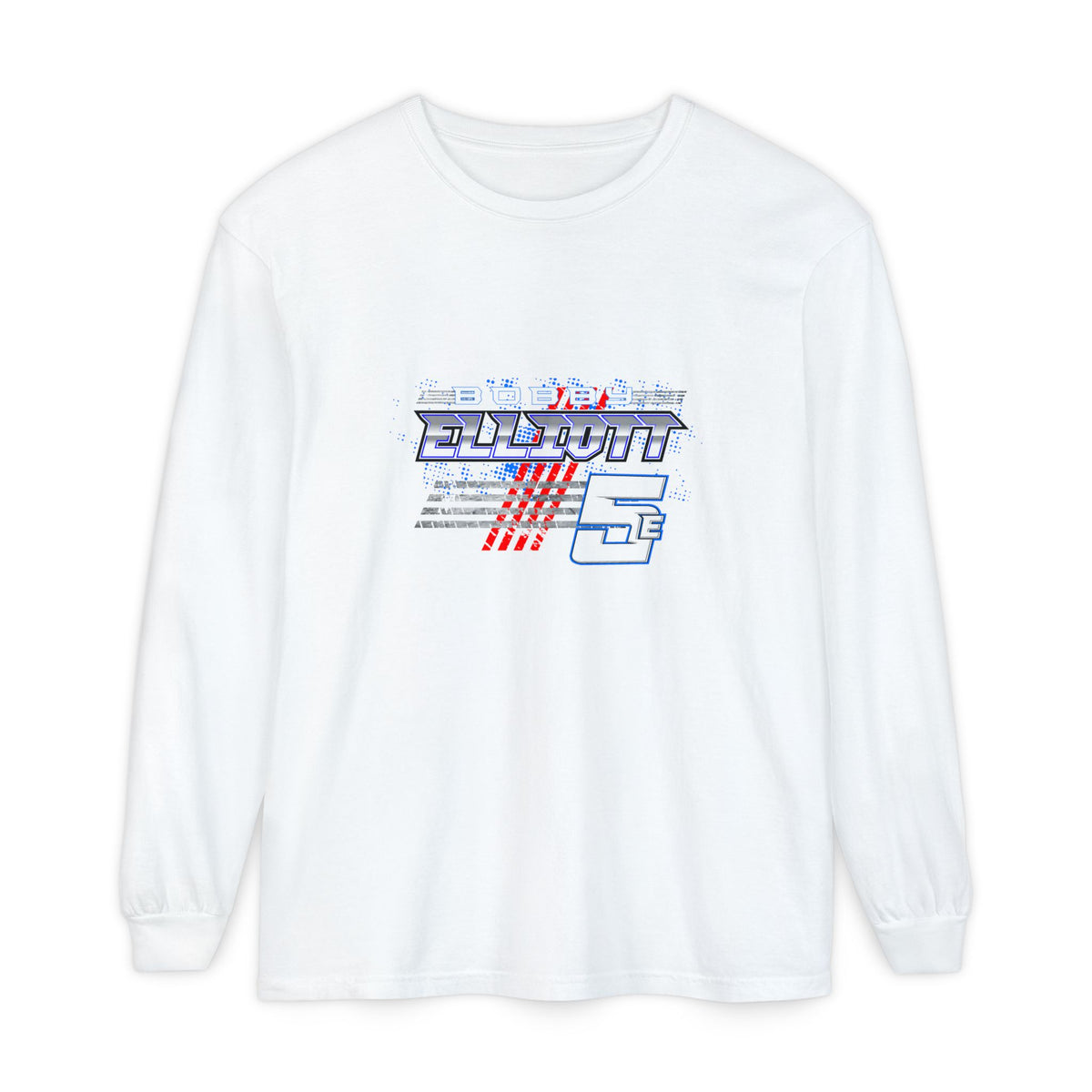 Bobby Elliott Racing Unisex Garment-dyed Long Sleeve T-Shirt