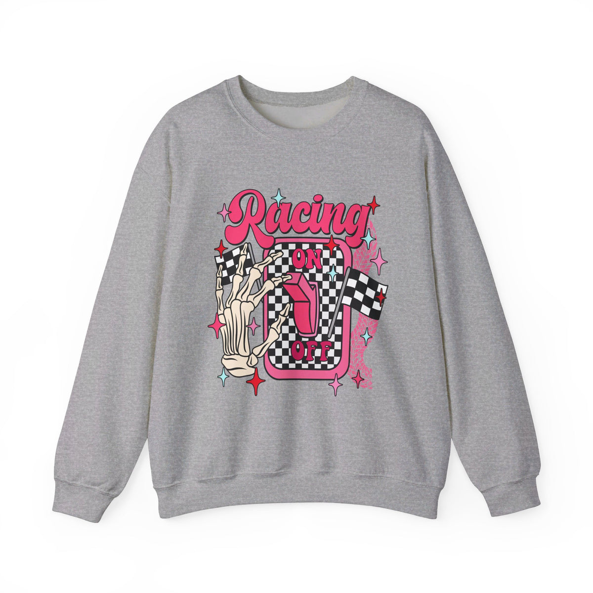 Lets Go Racing Boys and Girls Crewneck Sweatshirt