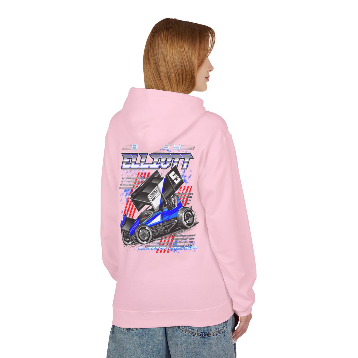 Bobby Elliott Racing Unisex Midweight Softstyle Fleece Hoodie
