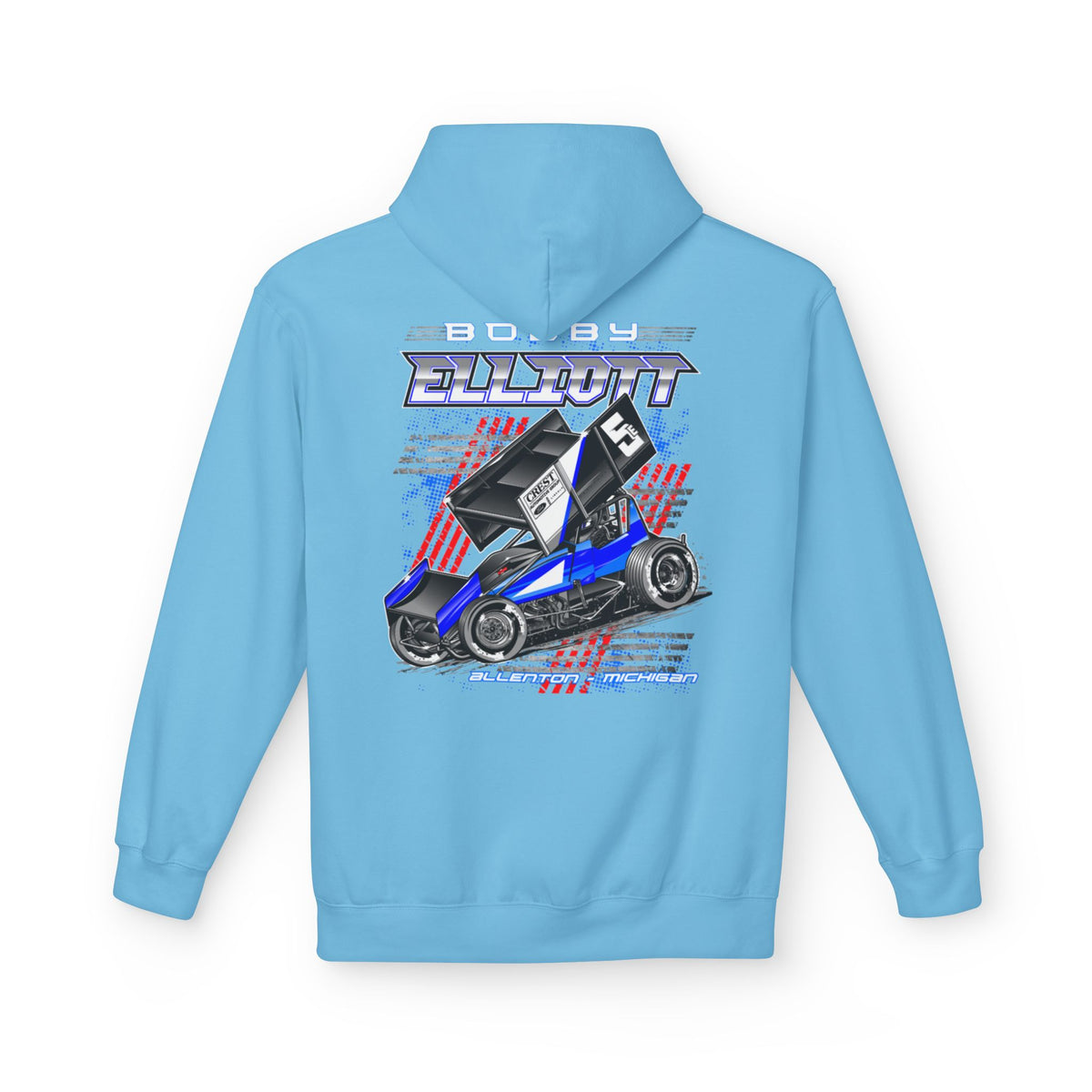 Bobby Elliott Racing Unisex Midweight Softstyle Fleece Hoodie
