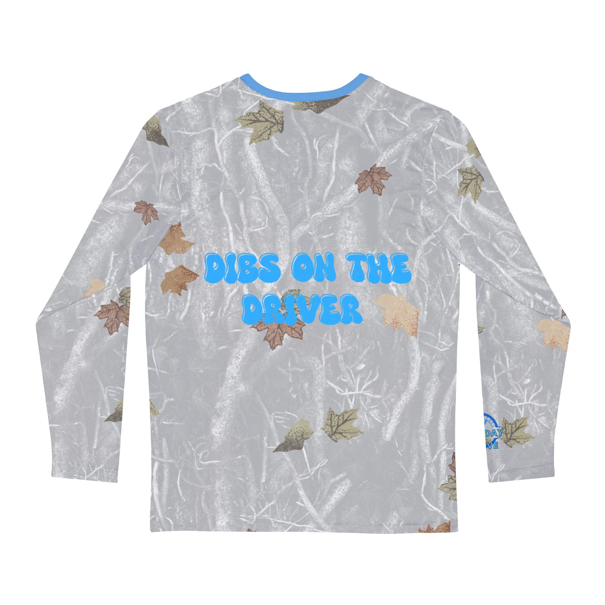 CAMO Dibs on the one in the Hot Seat Men's Long Sleeve Shirt (AOP)