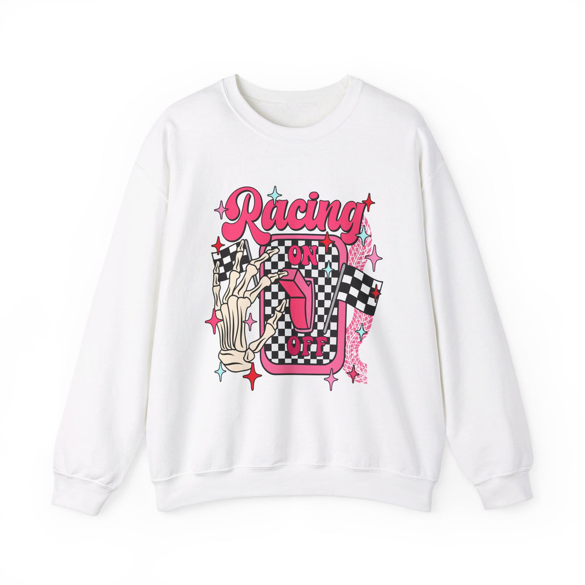 Lets Go Racing Boys and Girls Crewneck Sweatshirt