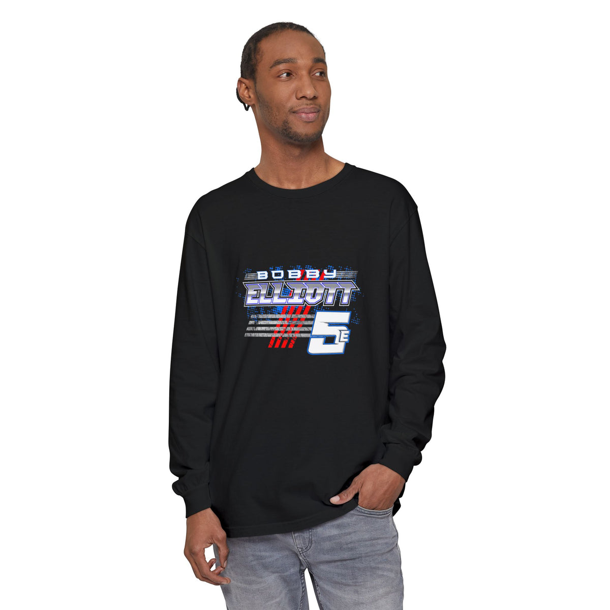 Bobby Elliott Racing Unisex Garment-dyed Long Sleeve T-Shirt