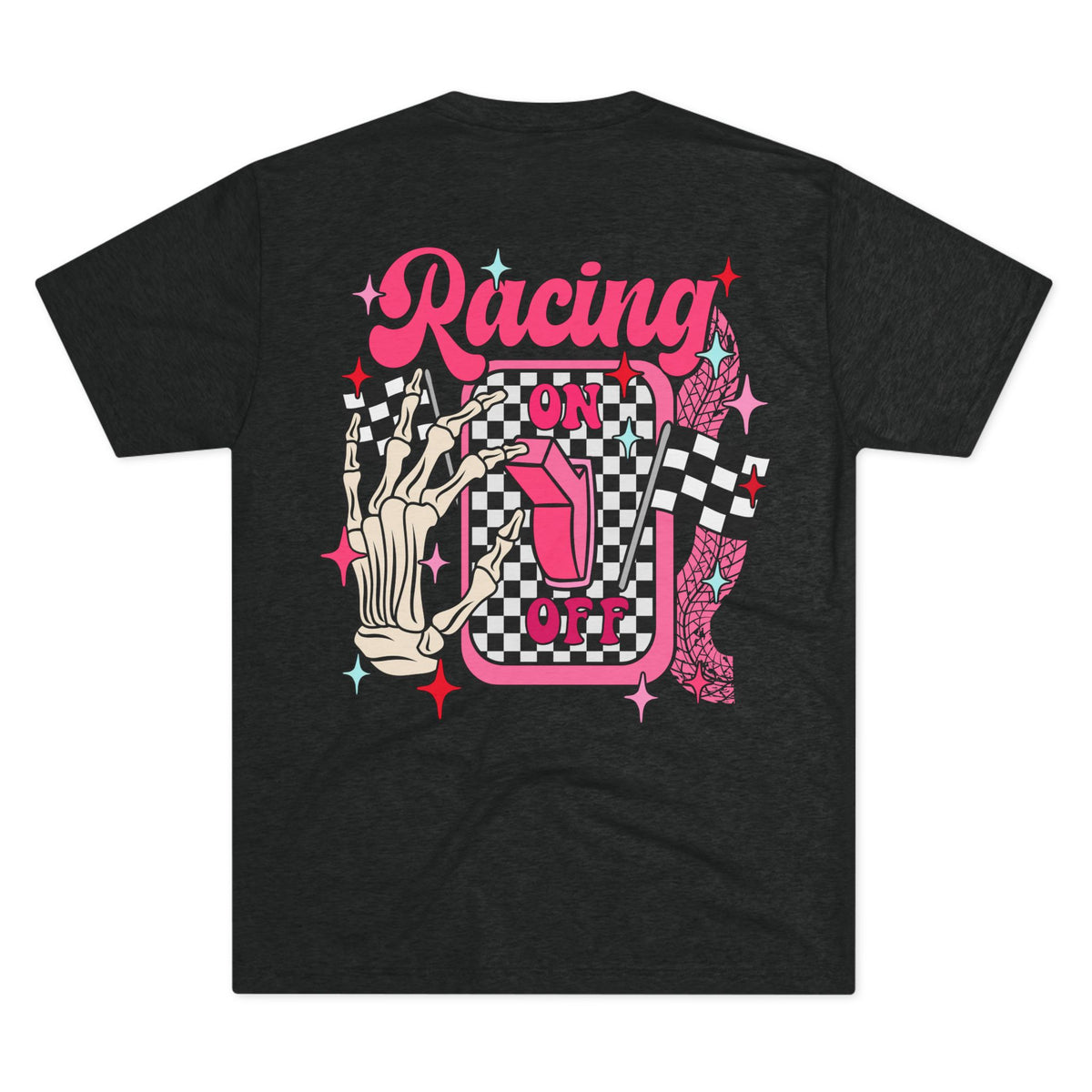 Lets go Racing Ladies and Gentlemen Unisex Tri-Blend Crew Tee