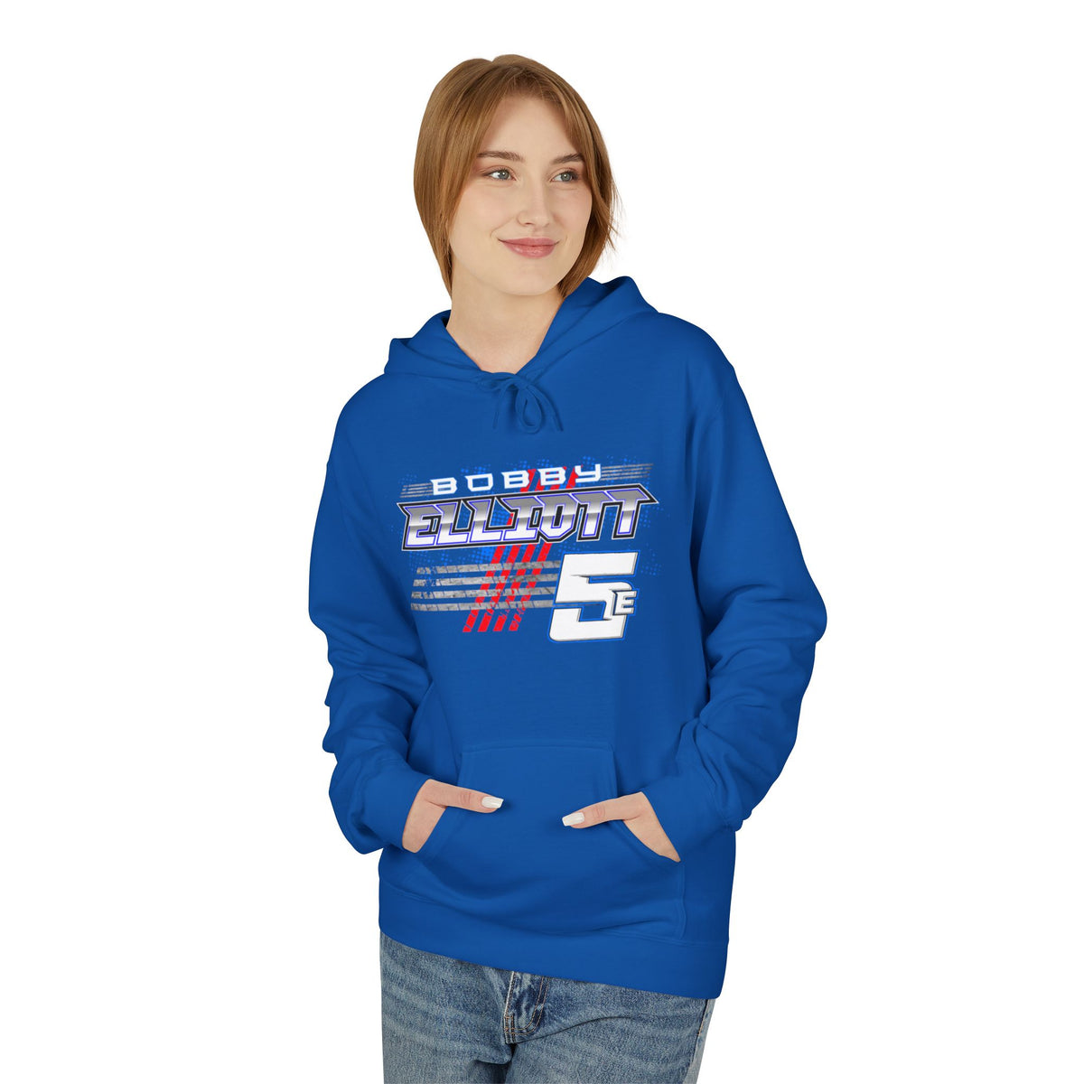 Bobby Elliott Racing Unisex Midweight Softstyle Fleece Hoodie