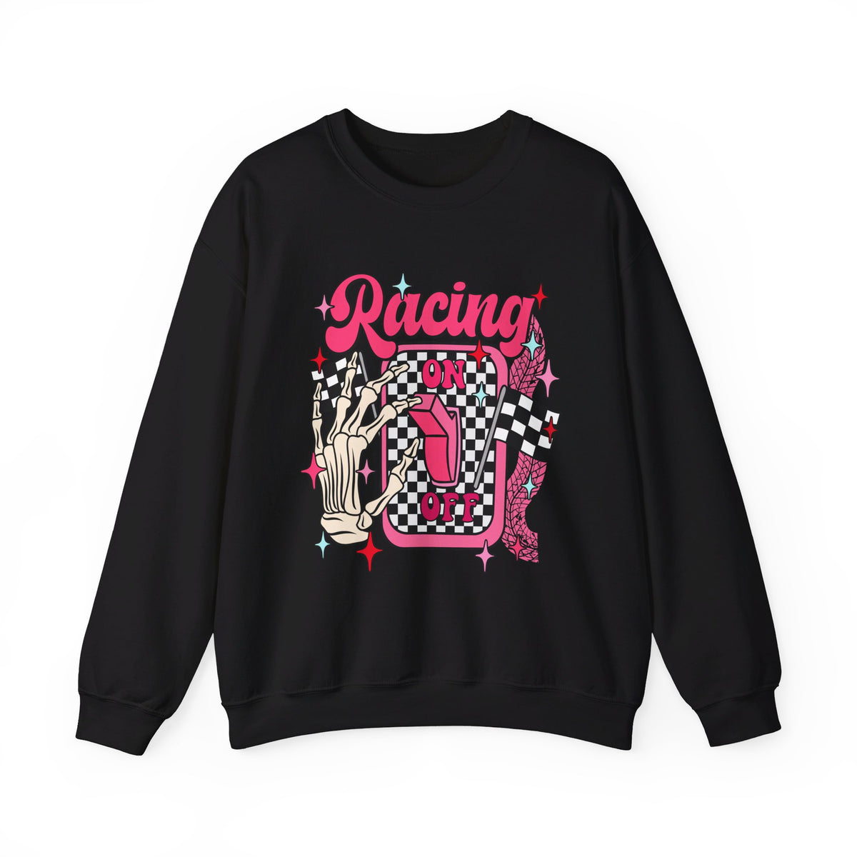 Lets Go Racing Boys and Girls Crewneck Sweatshirt