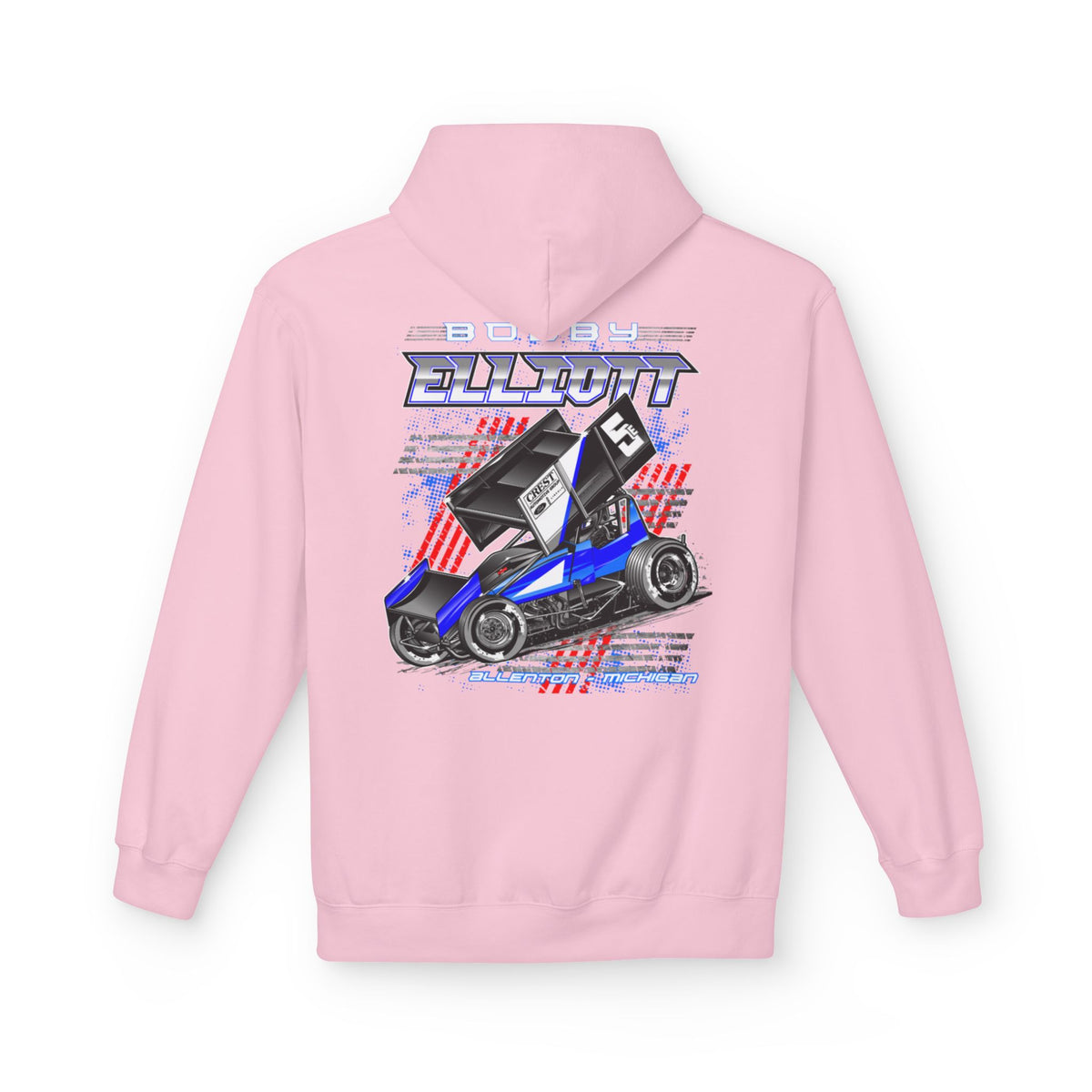 Bobby Elliott Racing Unisex Midweight Softstyle Fleece Hoodie