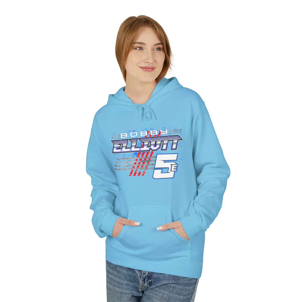 Bobby Elliott Racing Unisex Midweight Softstyle Fleece Hoodie