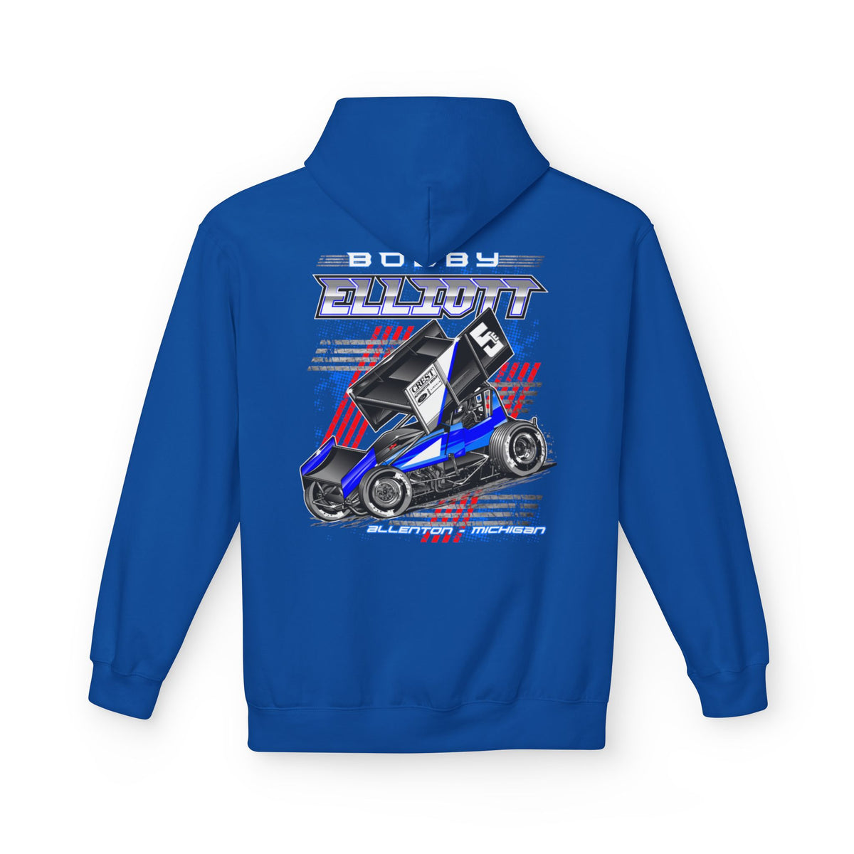 Bobby Elliott Racing Unisex Midweight Softstyle Fleece Hoodie
