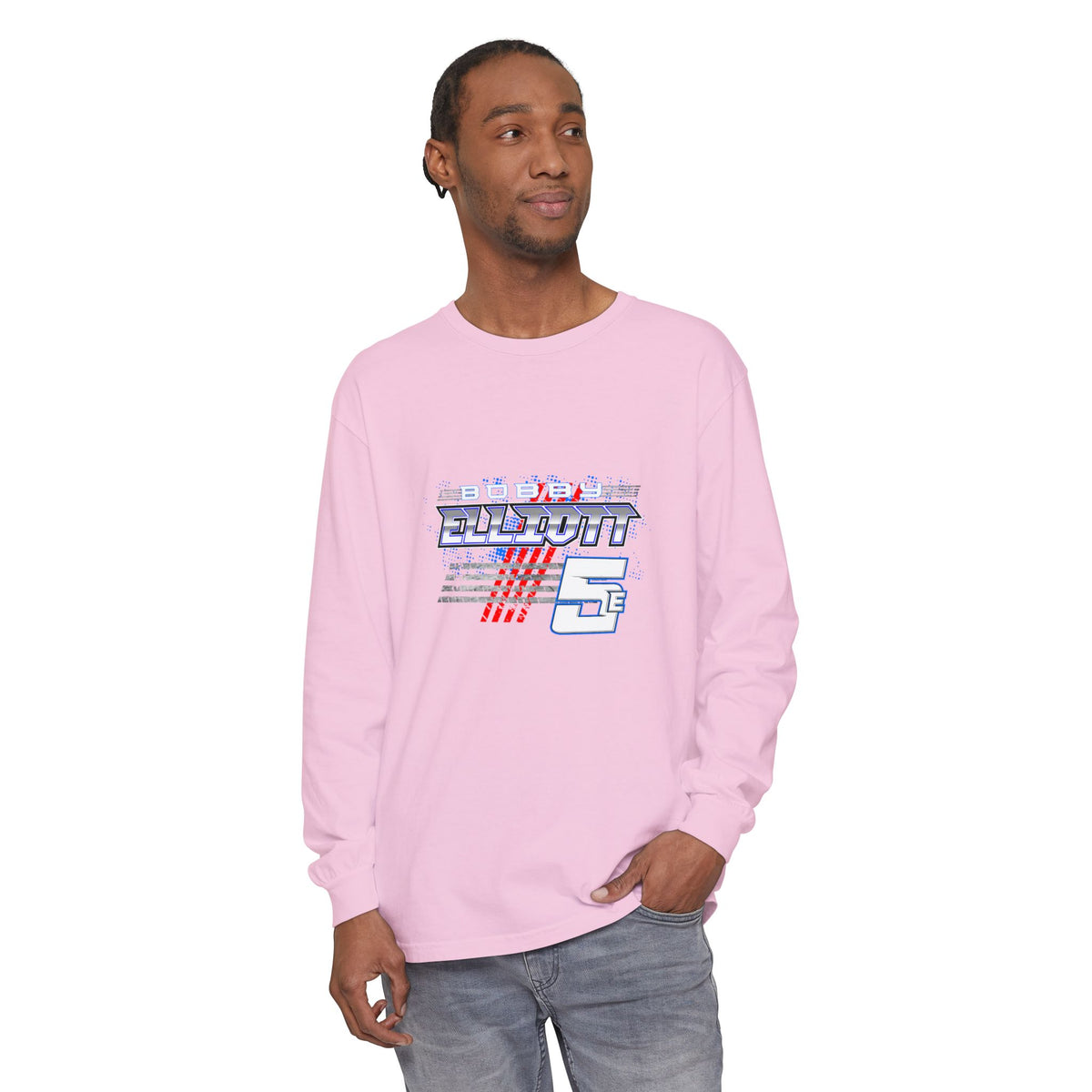 Bobby Elliott Racing Unisex Garment-dyed Long Sleeve T-Shirt