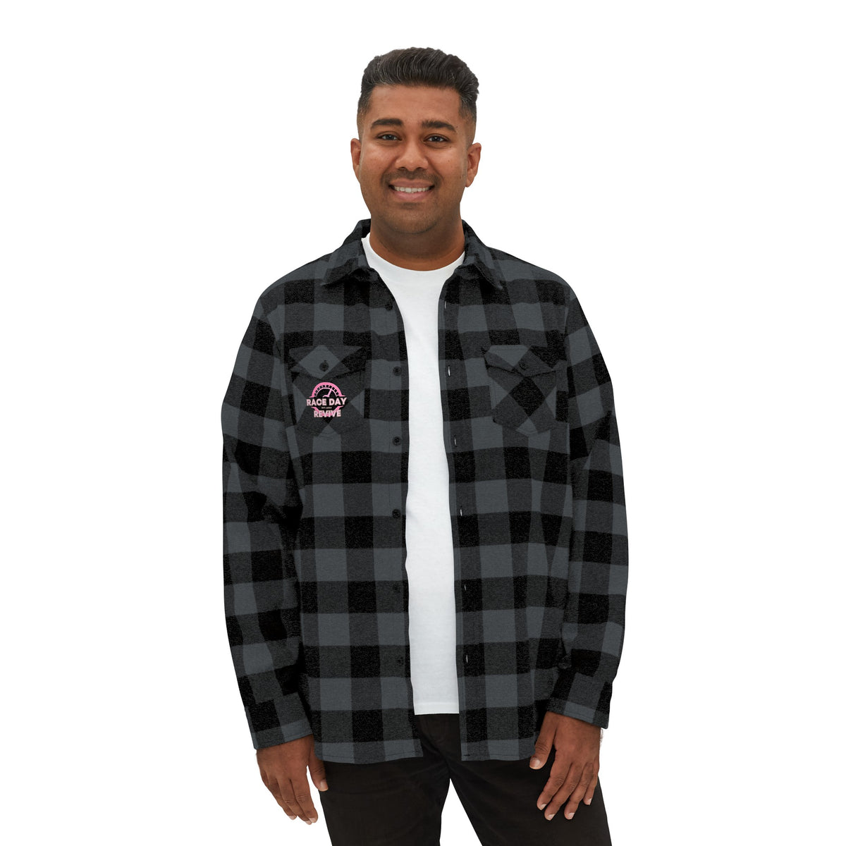 Wheelies or Bust Unisex Flannel Shirt