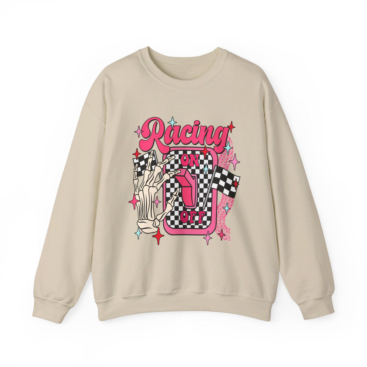 Lets Go Racing Boys and Girls Crewneck Sweatshirt