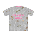 Pit Crew Wifey CAMO Men's Loose T-shirt (AOP)