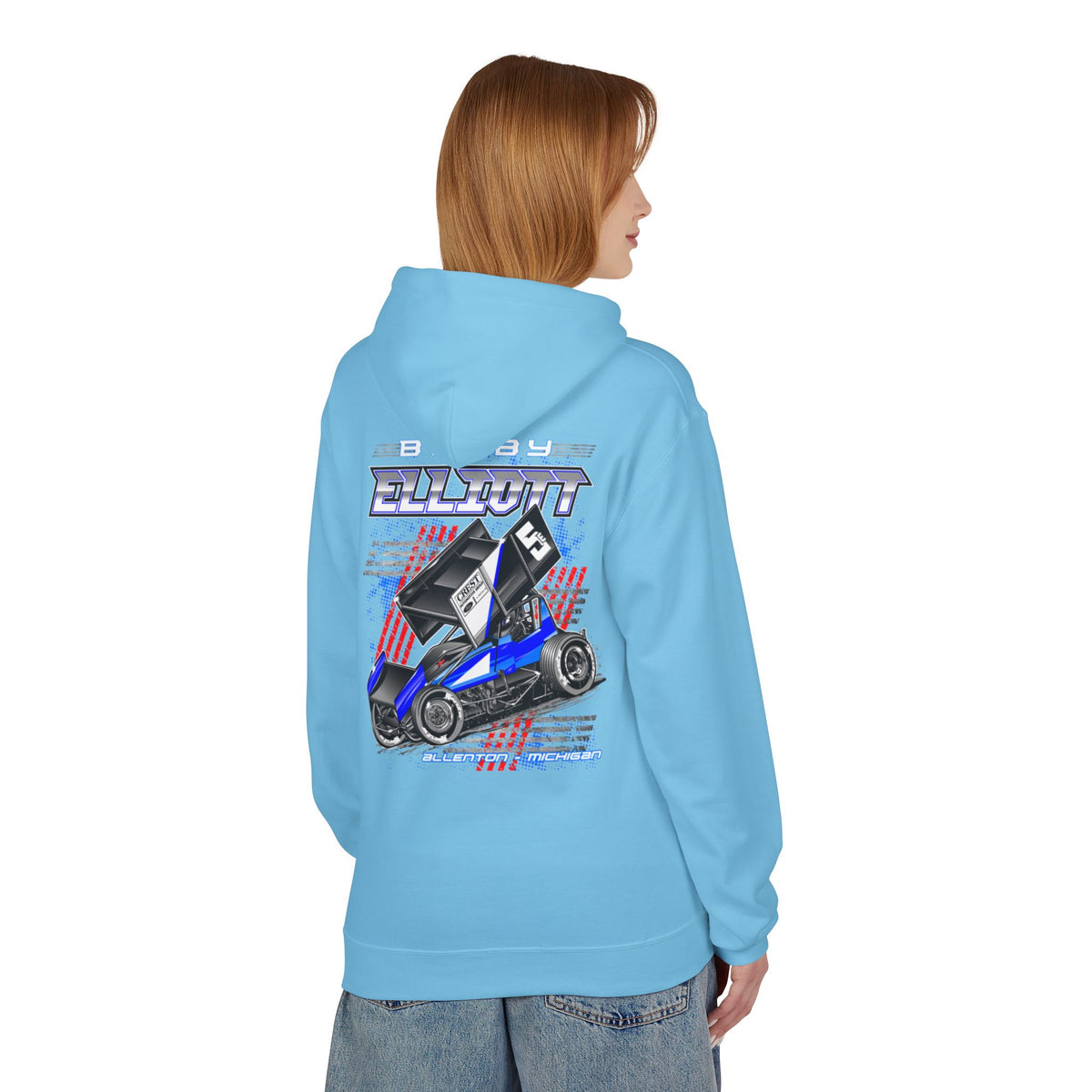 Bobby Elliott Racing Unisex Midweight Softstyle Fleece Hoodie