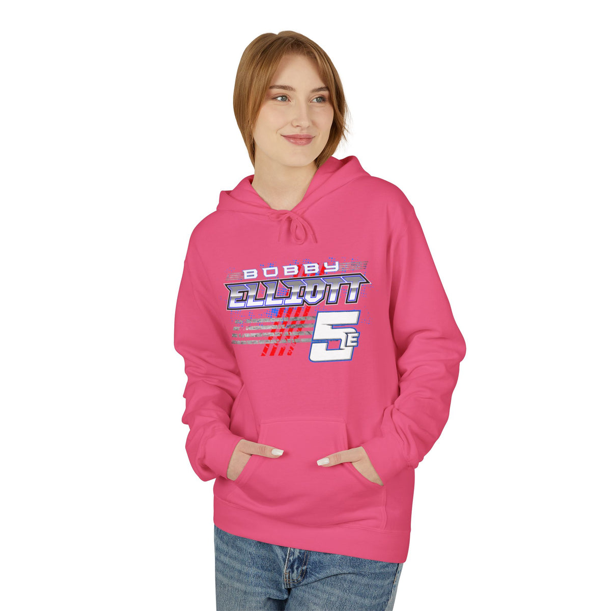Bobby Elliott Racing Unisex Midweight Softstyle Fleece Hoodie