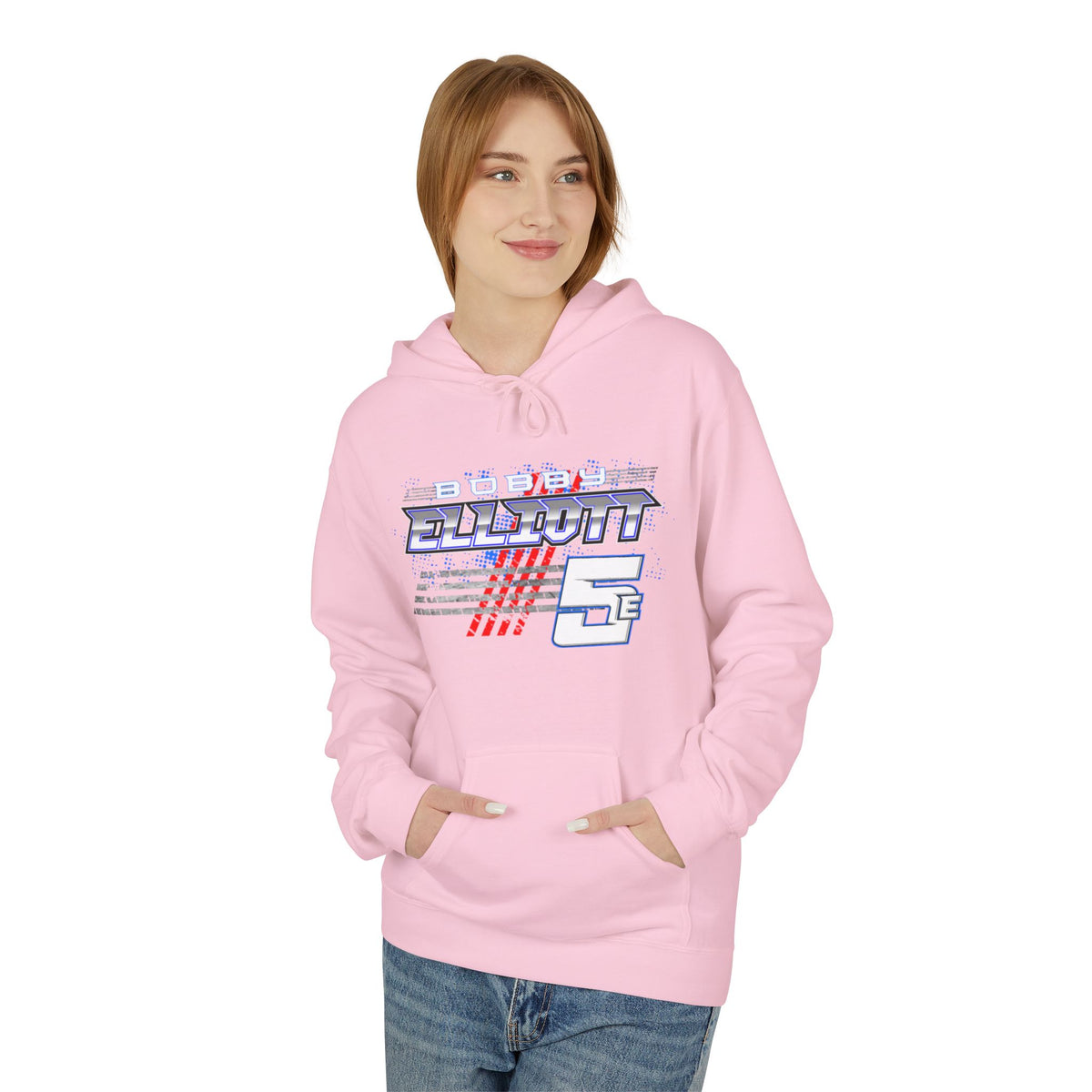 Bobby Elliott Racing Unisex Midweight Softstyle Fleece Hoodie